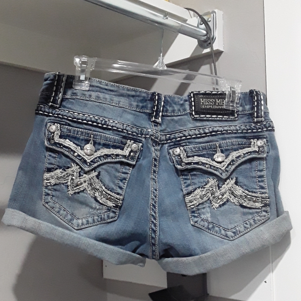 Miss me cut off jean shorts.